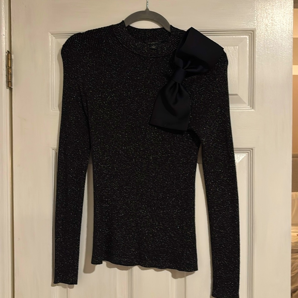 Ann Taylor Glittery Crew Neck sweater